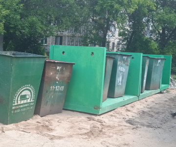 Установка контейнерной площадки